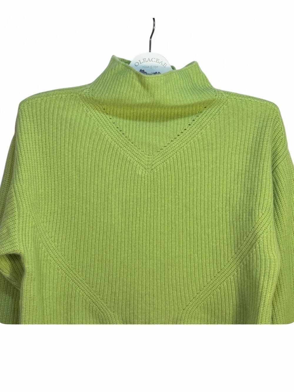 ANTHROPOLOGIE Women’s The Enza Ribbed Cashmere Sweater Crop Long-Sleeve Size XS - Picture 8 of 12